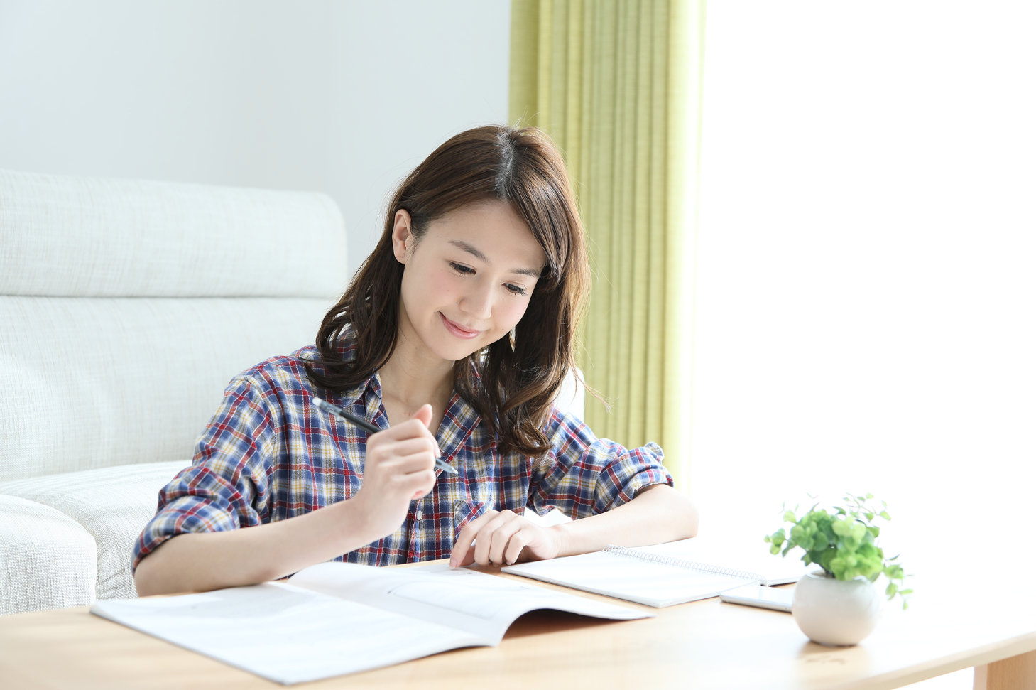 従来の紙の教材で、じっくり学習！