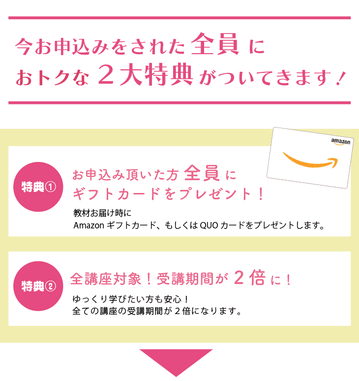 全員に2大特典